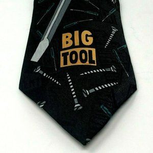 HOME IMPROVEMENT Mens NOVELTY Necktie TIE Big Tool